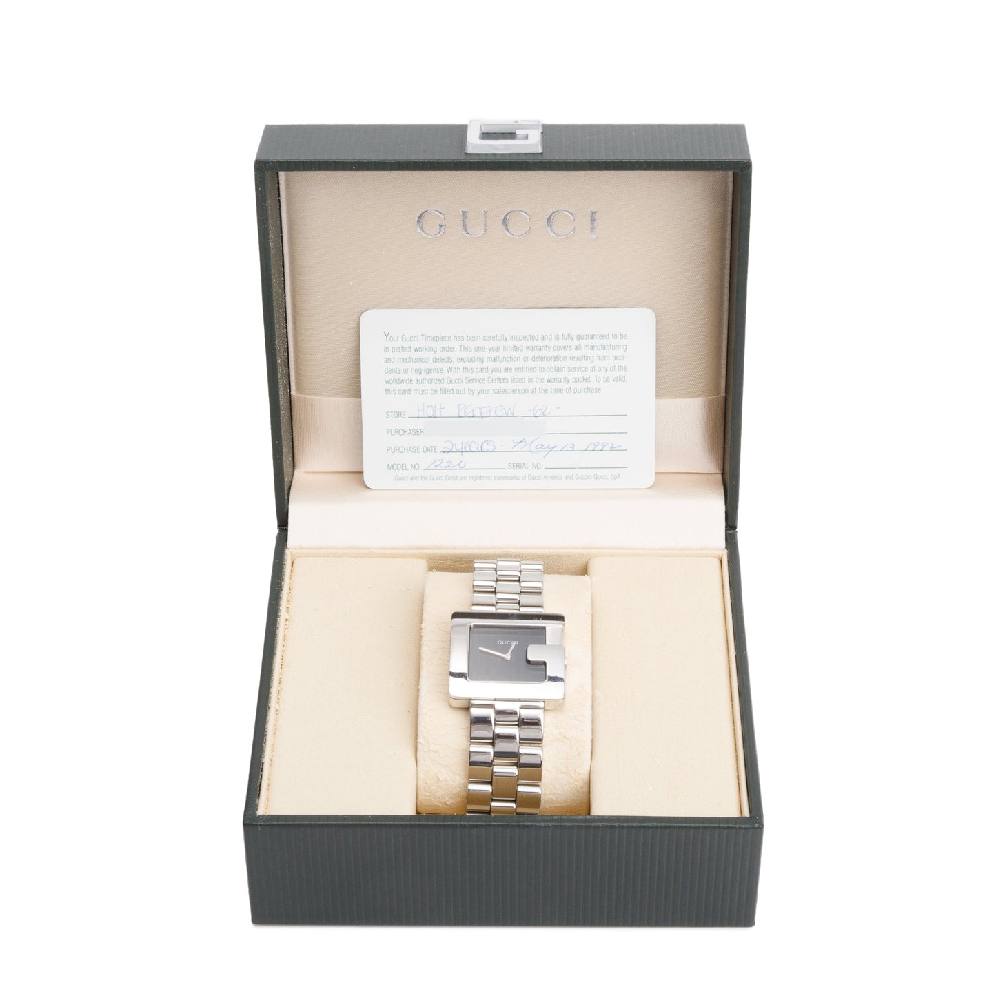 <GUCCI> w/ Box & Papers