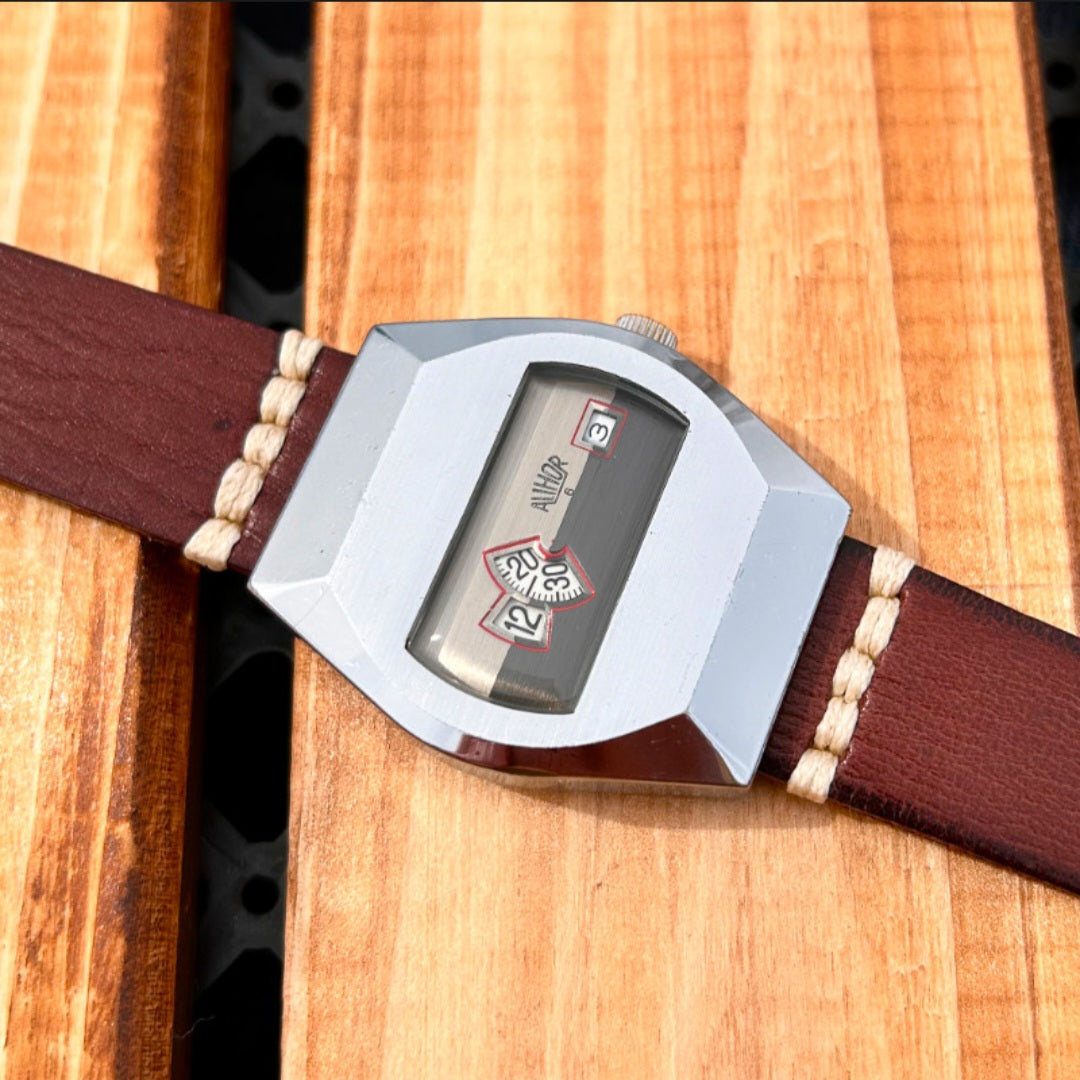 # 1970s. <ALIHOR>. Mechanical vintage watch. SWISS MADE