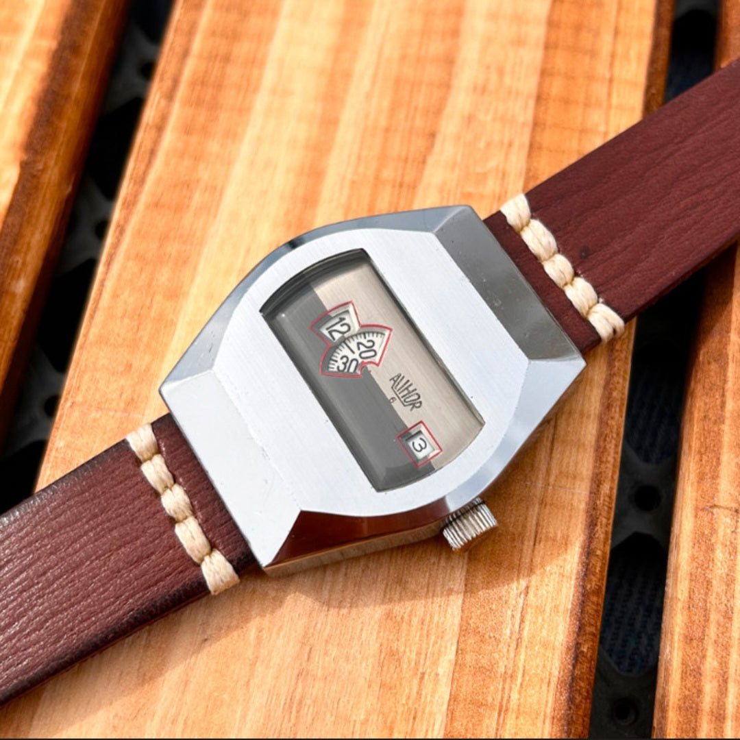# 1970s. <ALIHOR>. Mechanical vintage watch. SWISS MADE