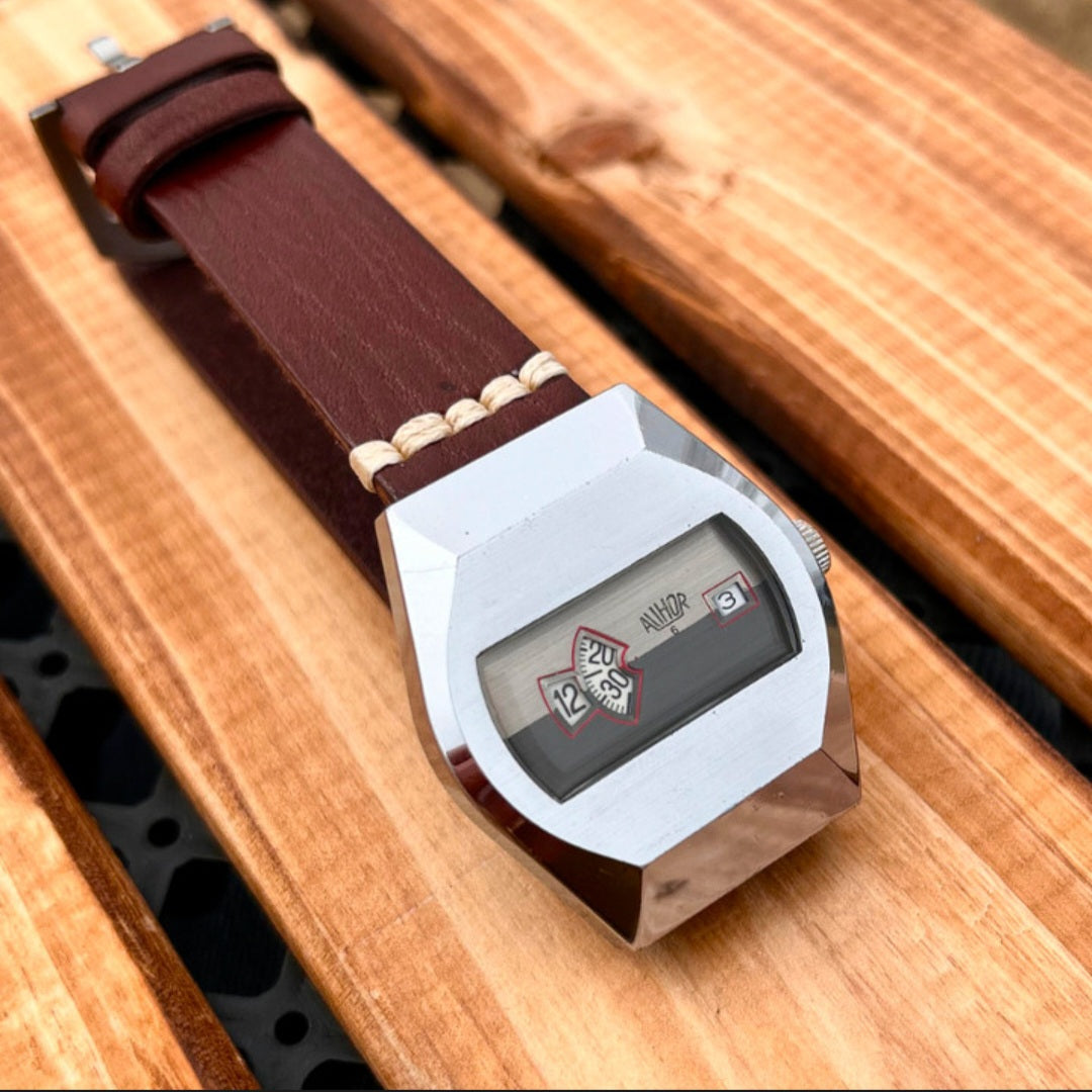 # 1970s. <ALIHOR>. Mechanical vintage watch. SWISS MADE
