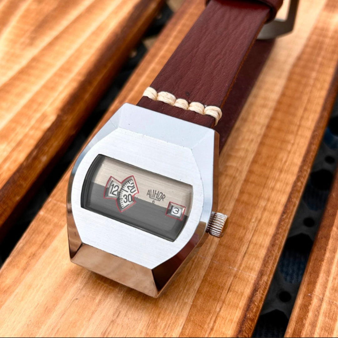 # 1970s. <ALIHOR>. Mechanical vintage watch. SWISS MADE