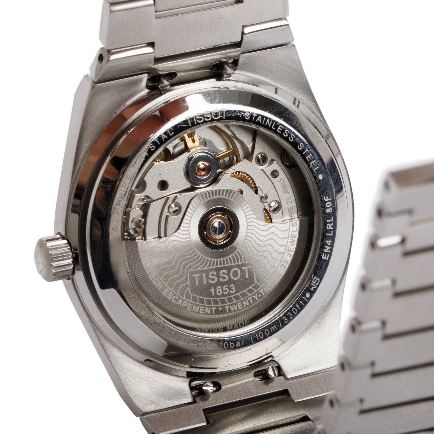 <TISSOT> PRX 18k Rose Gold Bezel & Diamond Dial 35mm Powermatic w/ Box & Papers