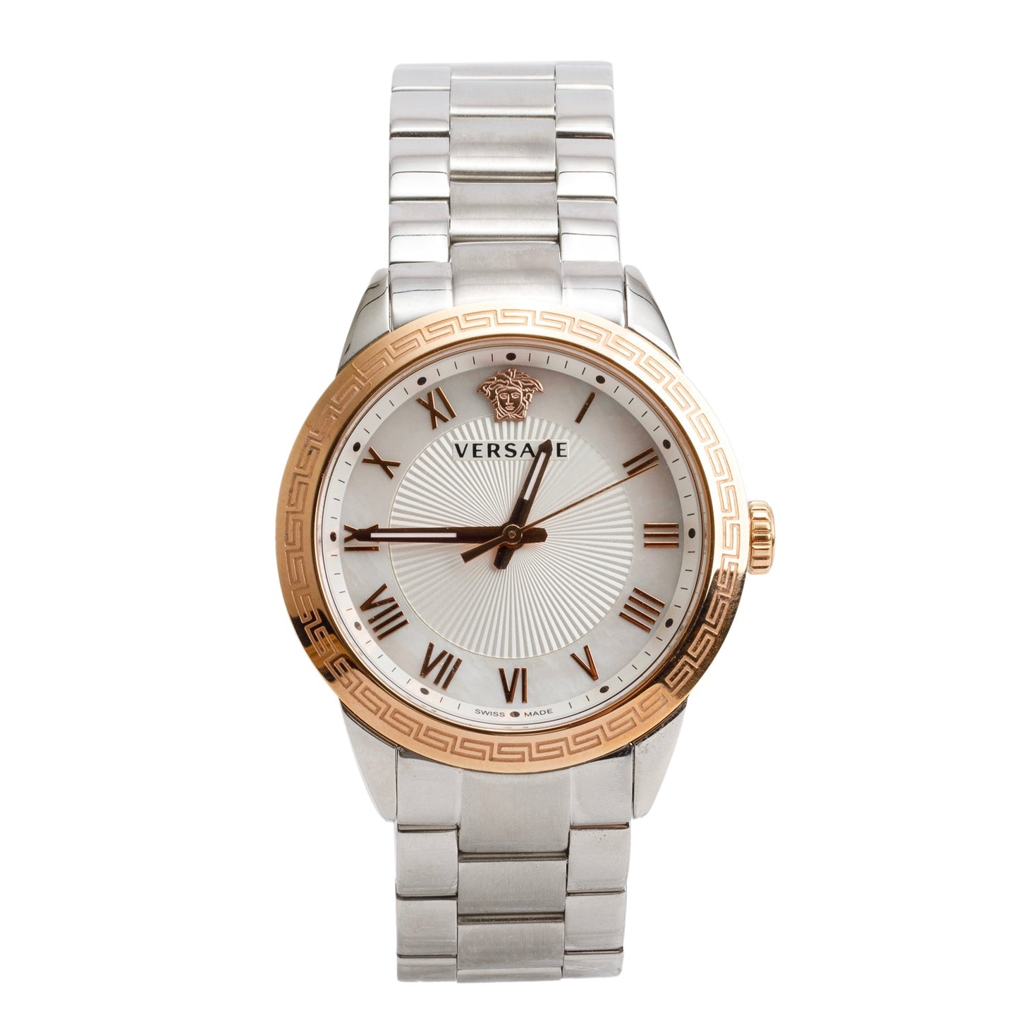 <VERSACE> Rose Gold 34 MM Quartz Watch w/ Box & Papers