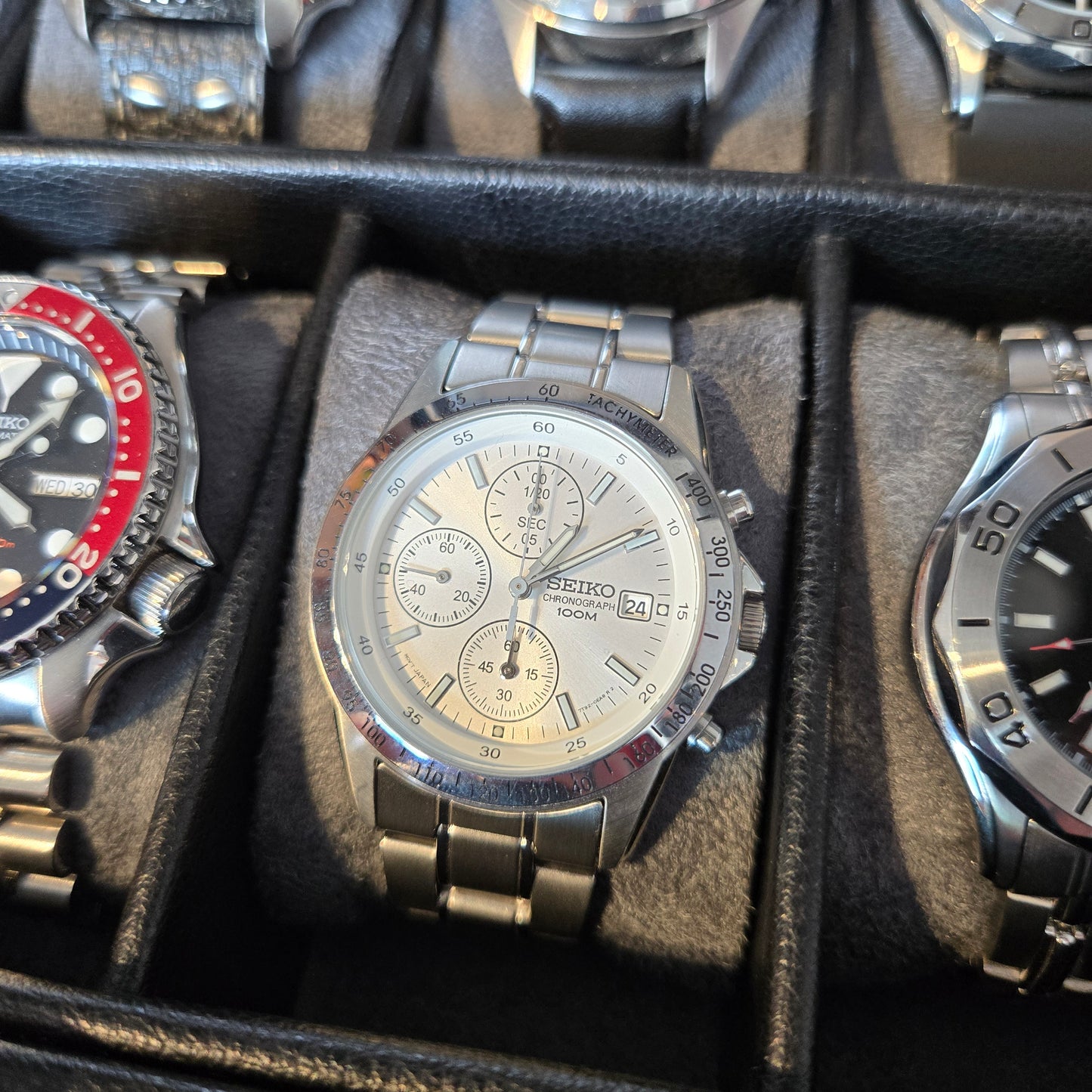 <SEIKO> Quartz Chronograph