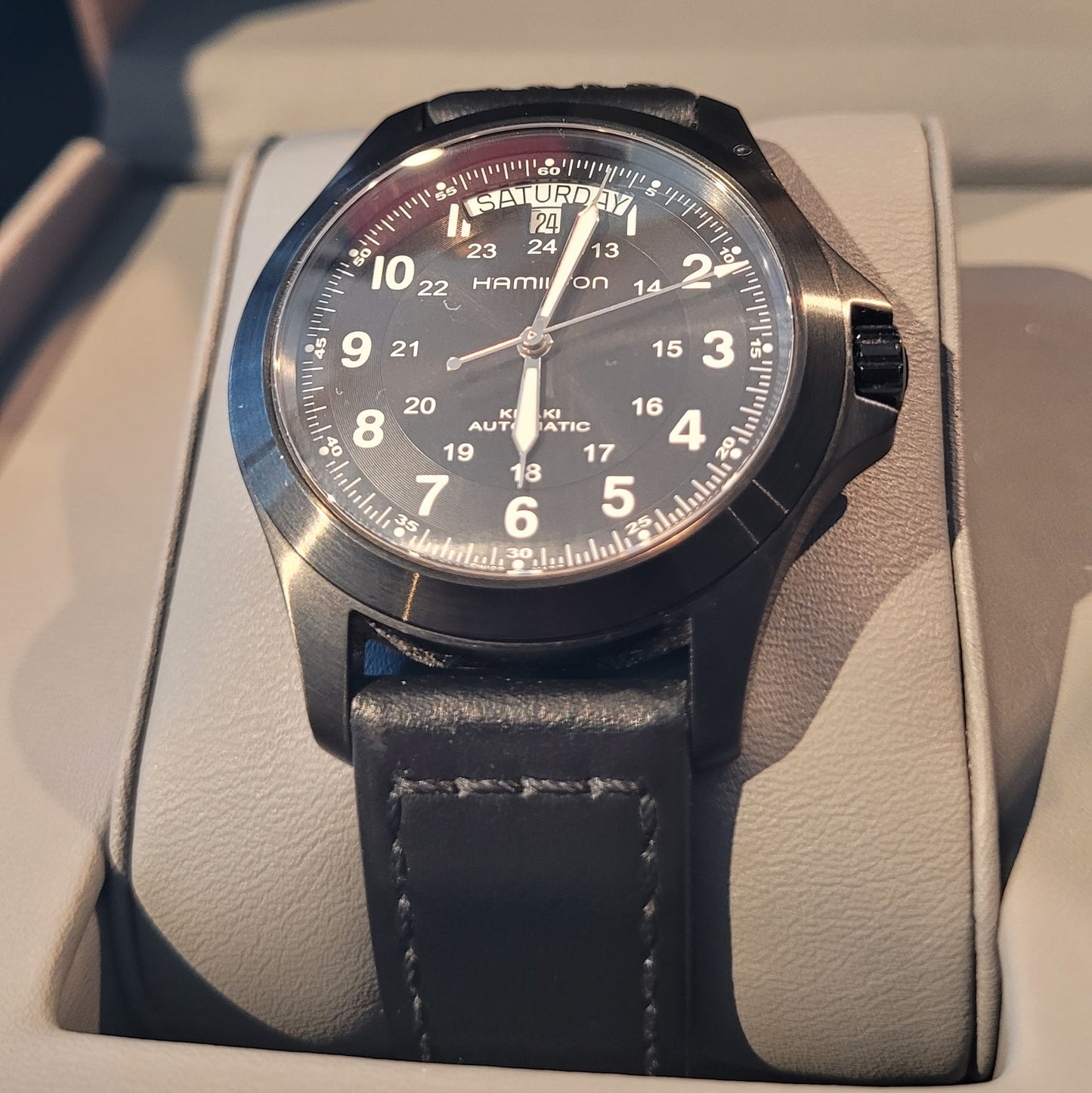 HAMILTON KHAKI FIELD KING AUTO