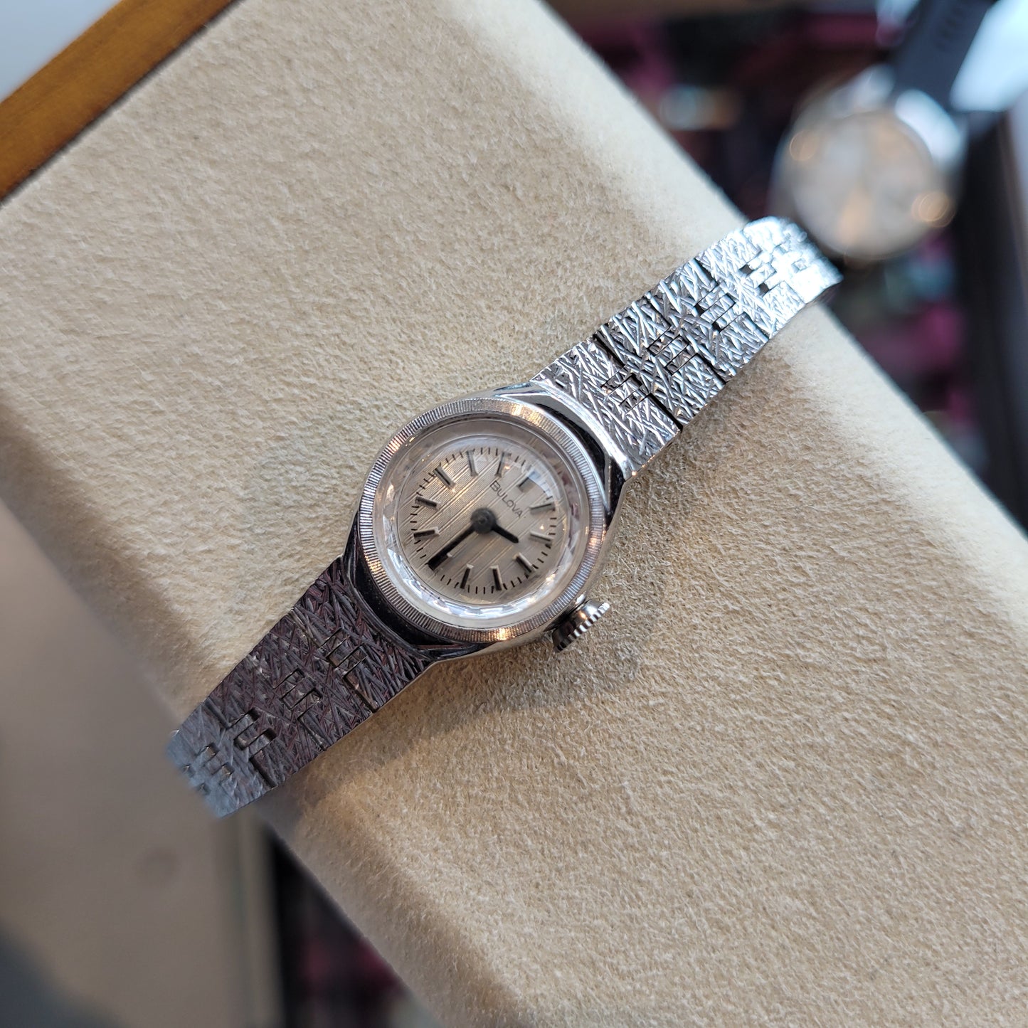 BULOVA manual-wind watch