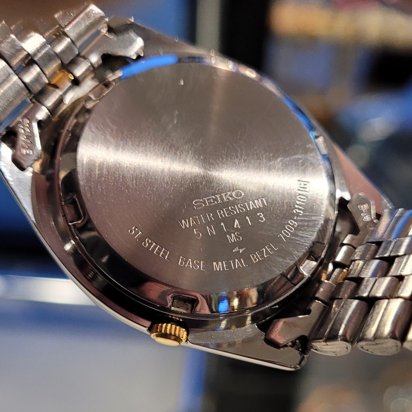 SEIKO 5 DAY-DATE w/ Fluted Bezel & Jubilee s.5N1413