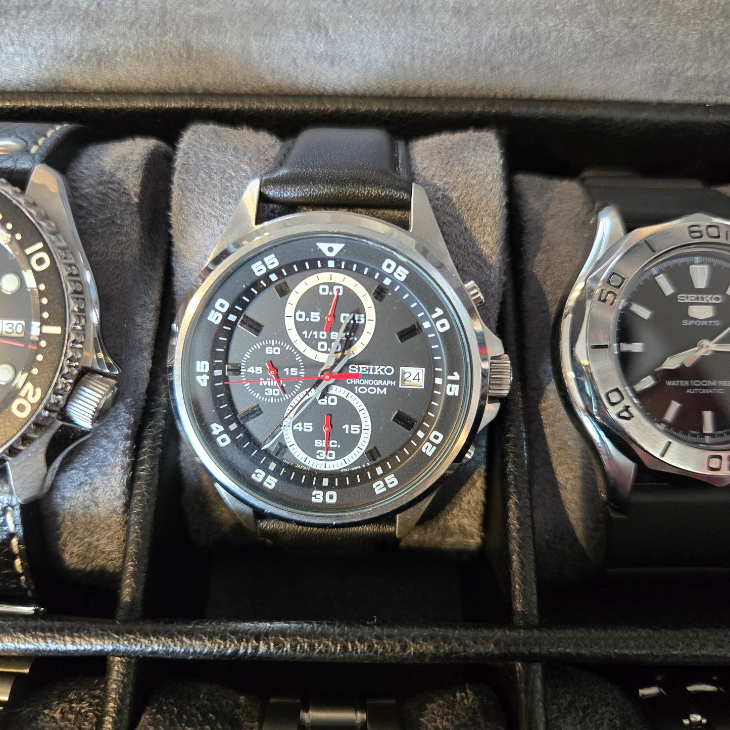 <SEIKO> Quartz Chronograph
