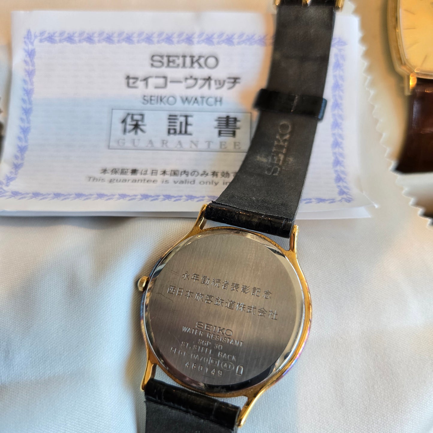 <SEIKO> DOLCE Gold-Flake dial Quartz watch