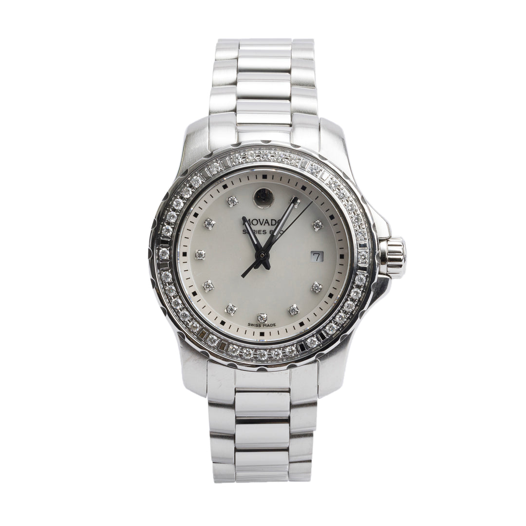 <MOVADO> 0.48ct Diamond Ser. 800 w/ Mother of Pearl