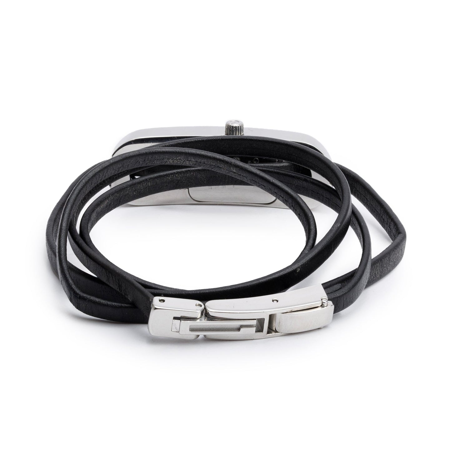<GUCCI> Leather Accessory Watch