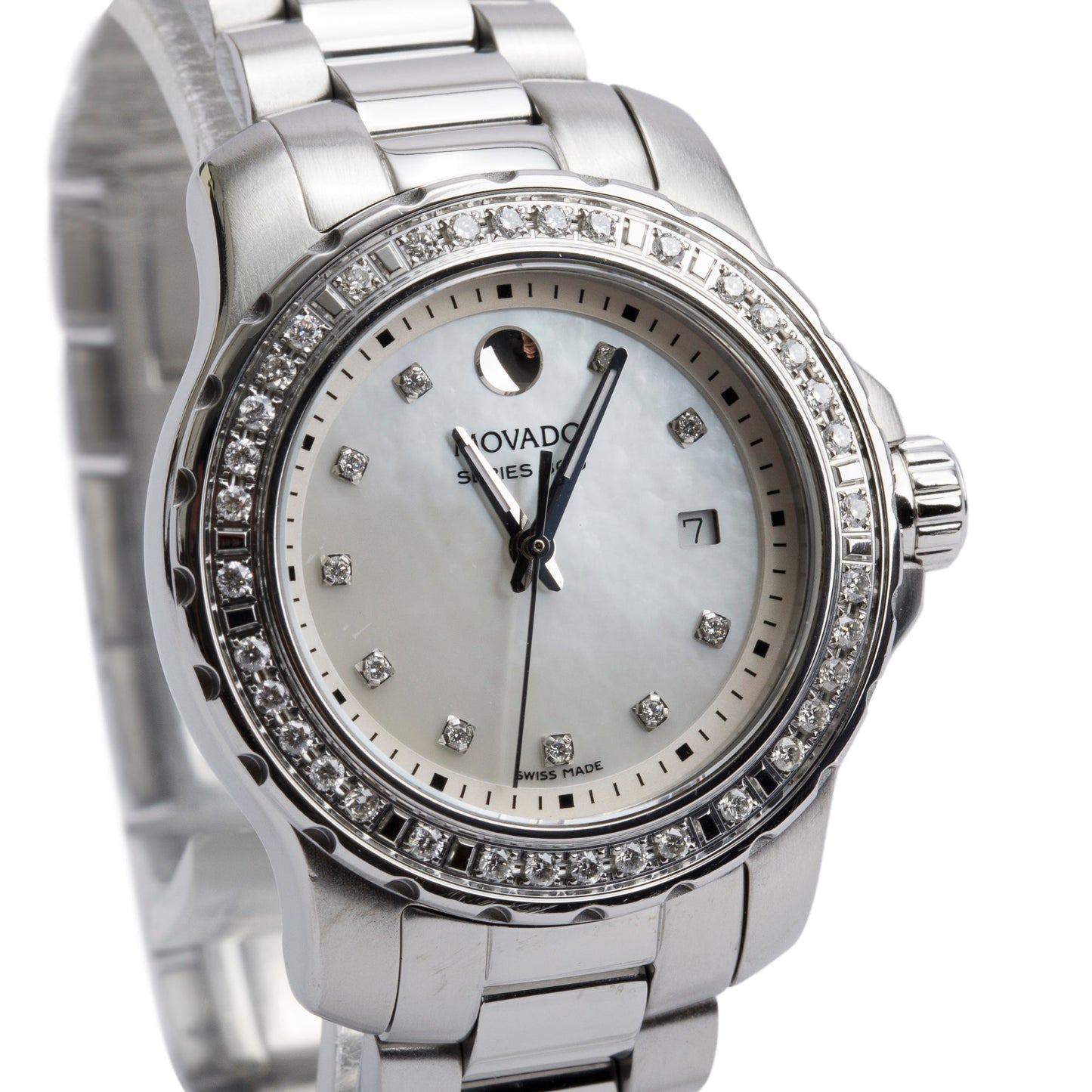 <MOVADO> 0.48ct Diamond Ser. 800 w/ Mother of Pearl