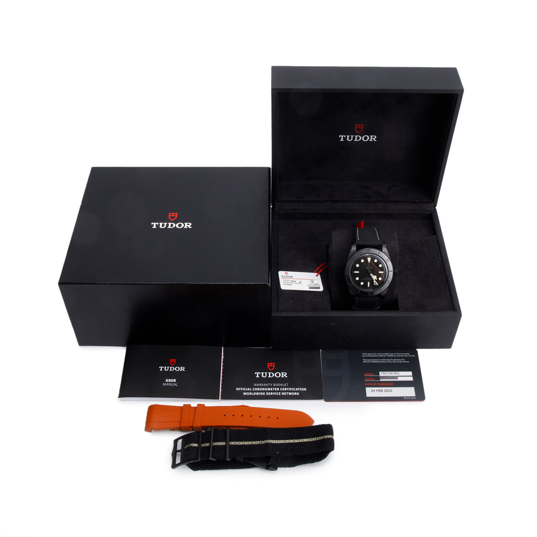 <TUDOR> BLACK BAY CERAMIC w/ Box & Papers