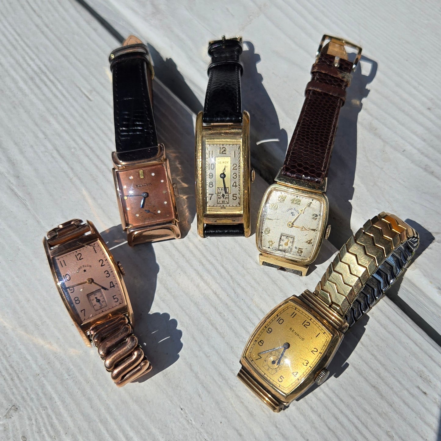 <BULOVA> Vintage 1940's 14K GF Mechanical Watch