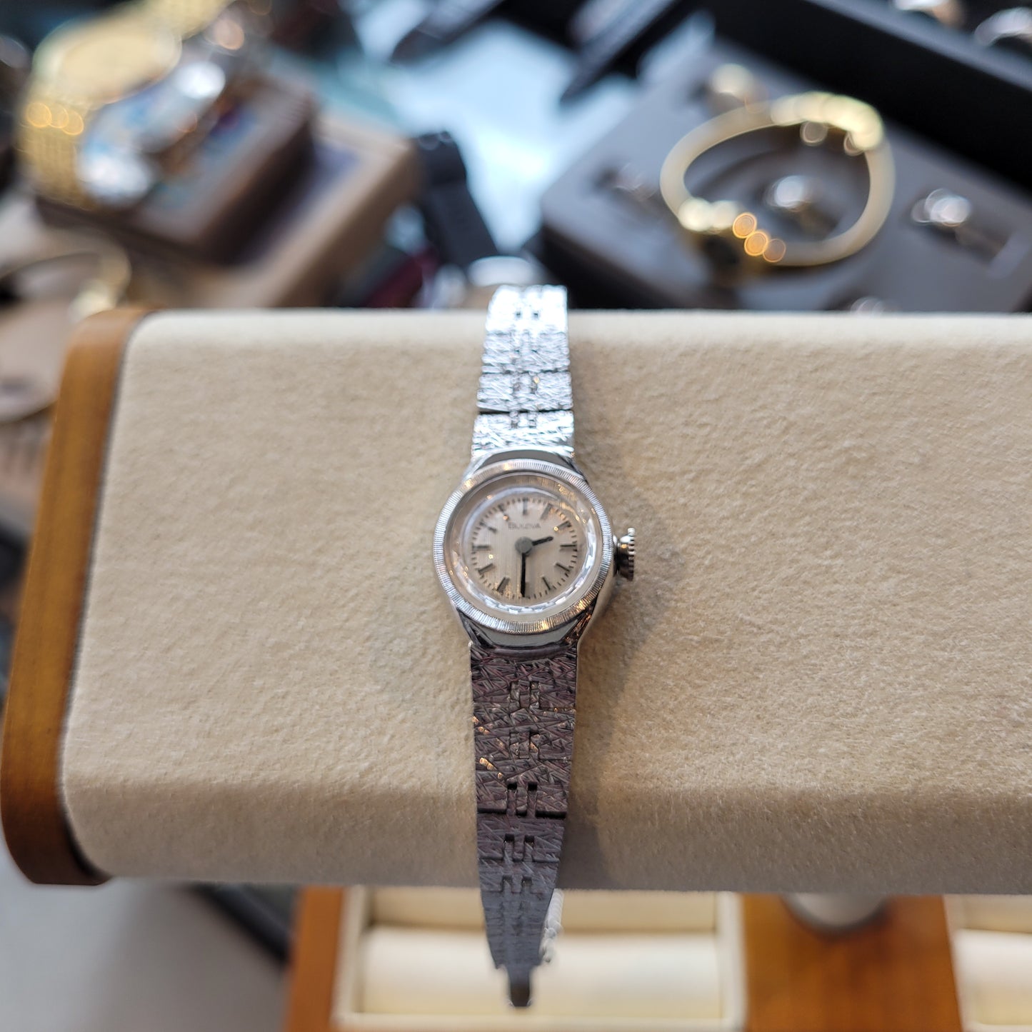 BULOVA manual-wind watch
