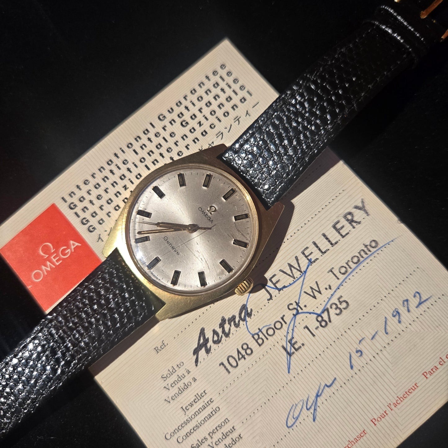 1972 OMEGA Genève w/ papers