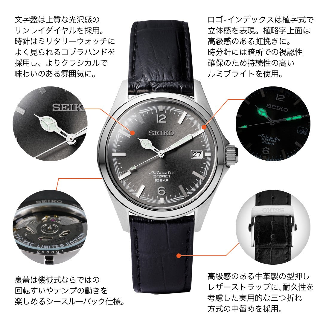 SEIKO × TiCTAC 35th Anniversary Limited Edition 40mm SZSB007