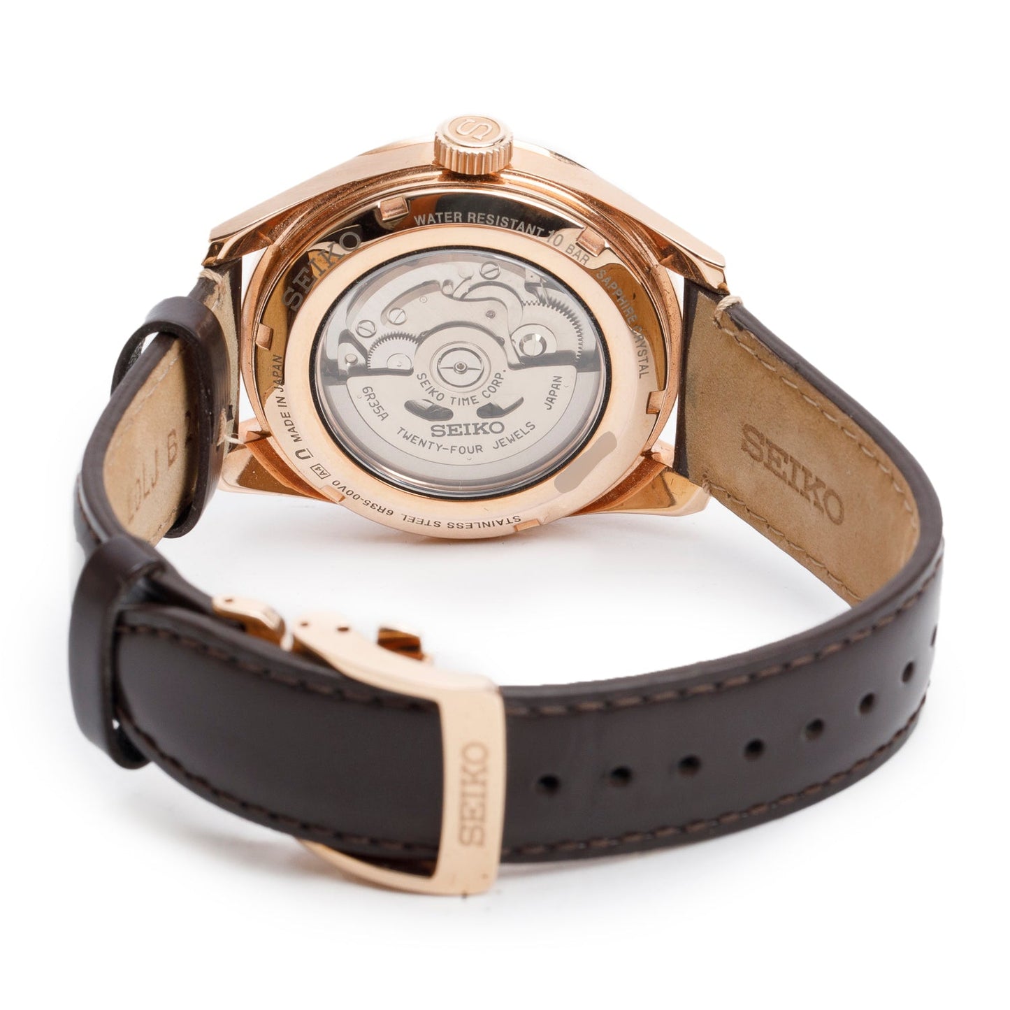<SEIKO> PRESAGE SHARP EDGE in Rose Gold 6R36
