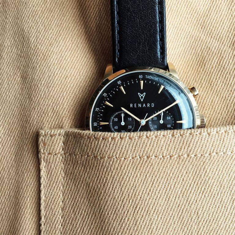 <RENARD> 40mm Grande Quartz Chronograph NOS
