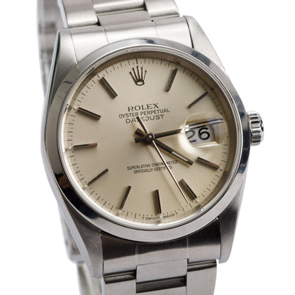<ROLEX> 1995 Oyster Perpetual Datejust 36mm 16200 w/ Box & Papers