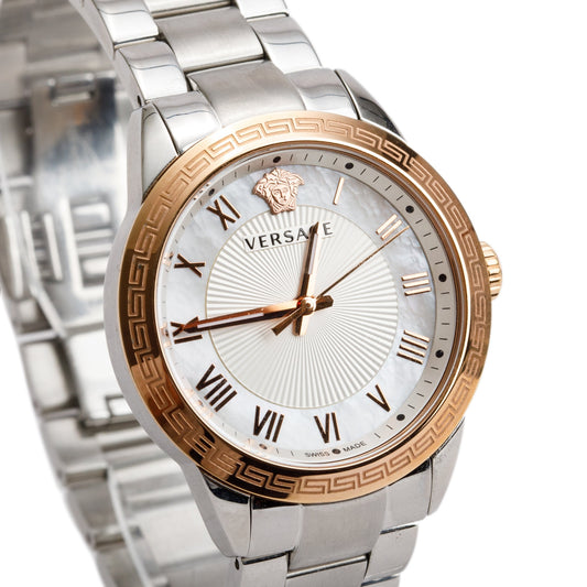 <VERSACE> Rose Gold 34 MM Quartz Watch w/ Box & Papers