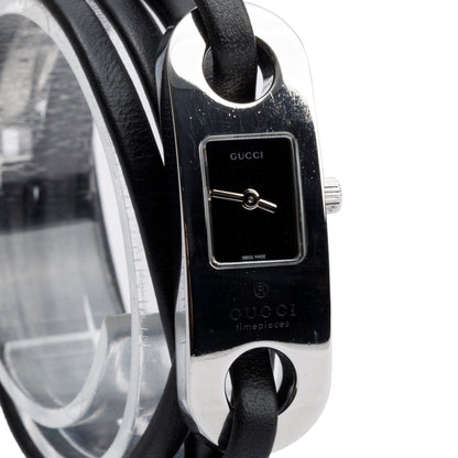 <GUCCI> Leather Accessory Watch