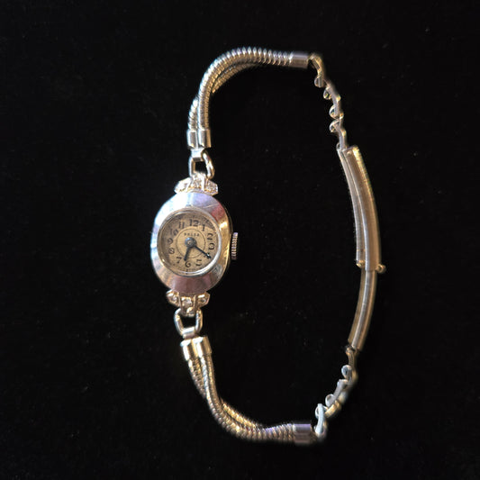 ROLEX c.1940 14kt White Gold w/ Diamonds