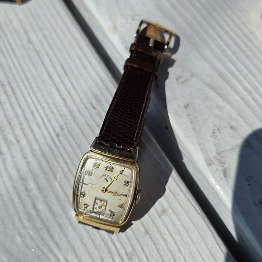 <LORD ELGIN> Vintage 1940's 14K GF Mechanical Watch