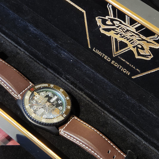 SEIKO "GUILE" STREET FIGHTER LIMITED EDITION