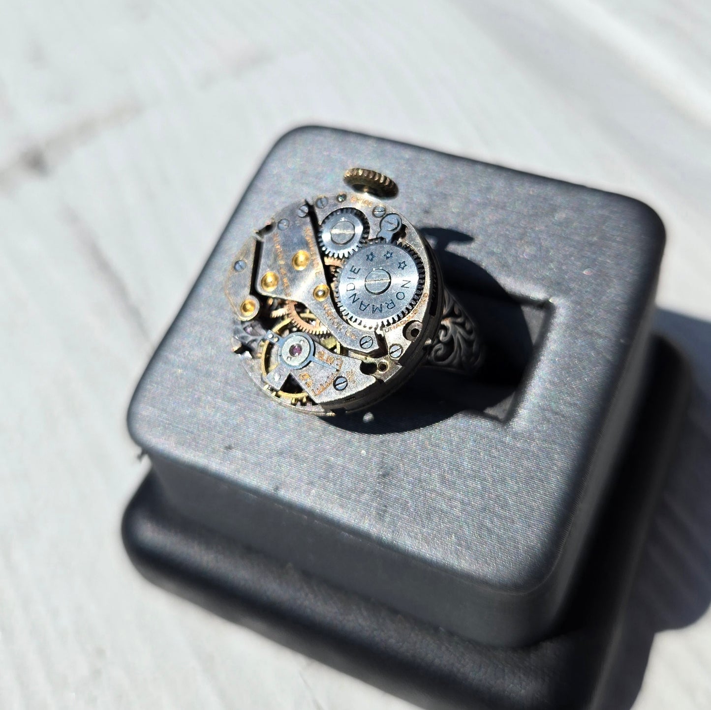 Watch Parts Movement 925 Ring by Dan Tanenbaum