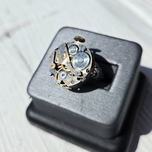 Watch Parts Movement 925 Ring by Dan Tanenbaum