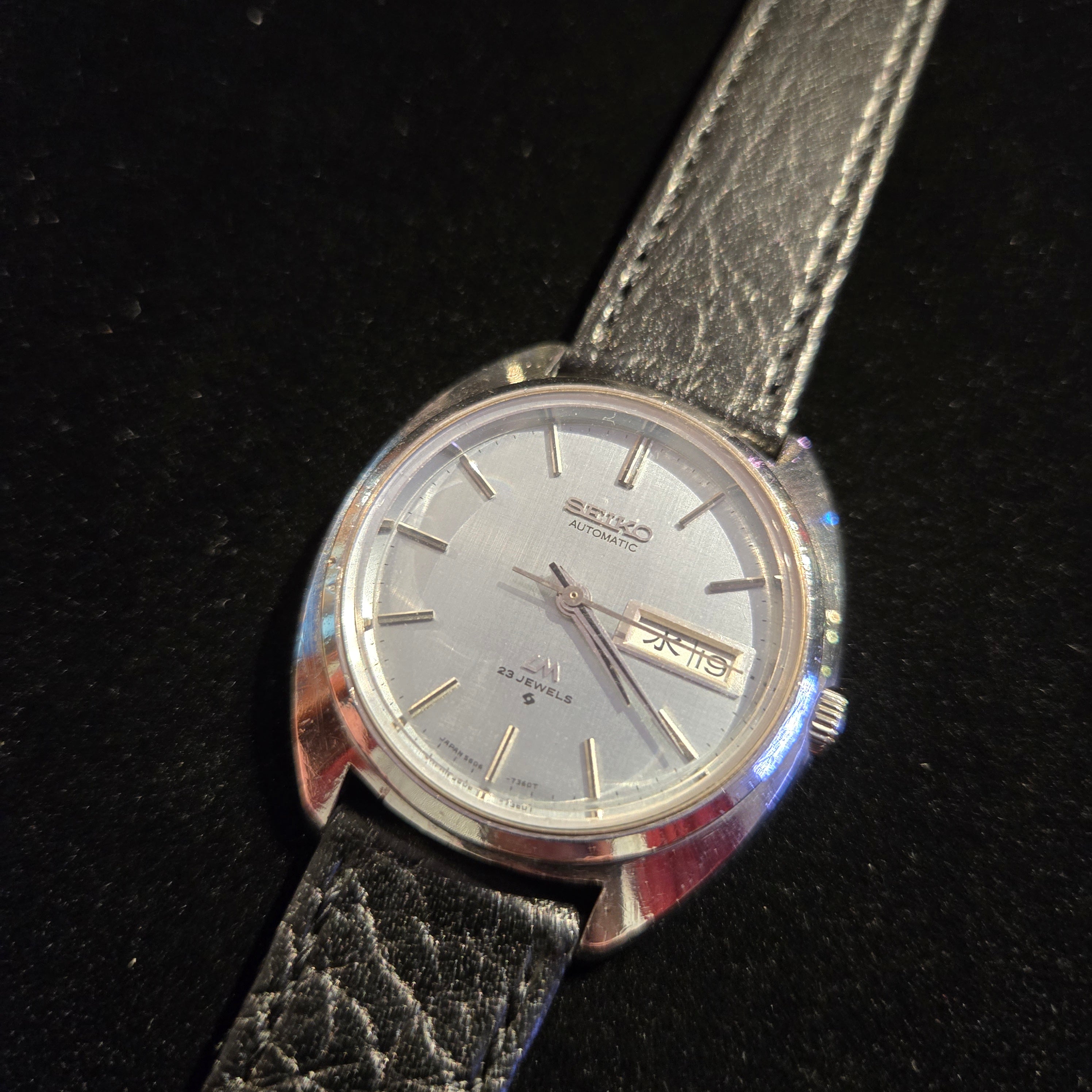 SEIKO LORD MATIC 23JEWELS 自動巻き 稼働品 SEIKO LORD MATIC 自動巻き時計 23 JEWELS SEIKO Lord-Matic Ice-Blue