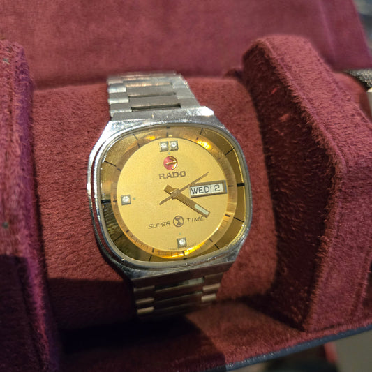 <RADO> SUPER TIME Automatic Watch