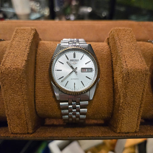 <SEIKO> 5 Day-Date w/ Fluted Bezel & Jubilee s.440882