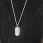 SEIKO QUARTZ NECKLACE SILVER
