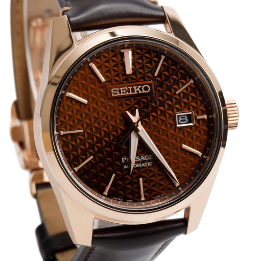 <SEIKO> PRESAGE SHARP EDGE in Rose Gold 6R36