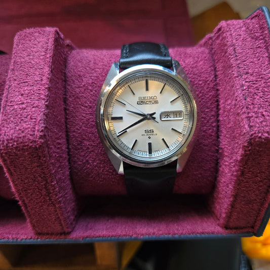 <SEIKO> 5 ACTUS SS 25j Kanji Day-Date s.2N1559