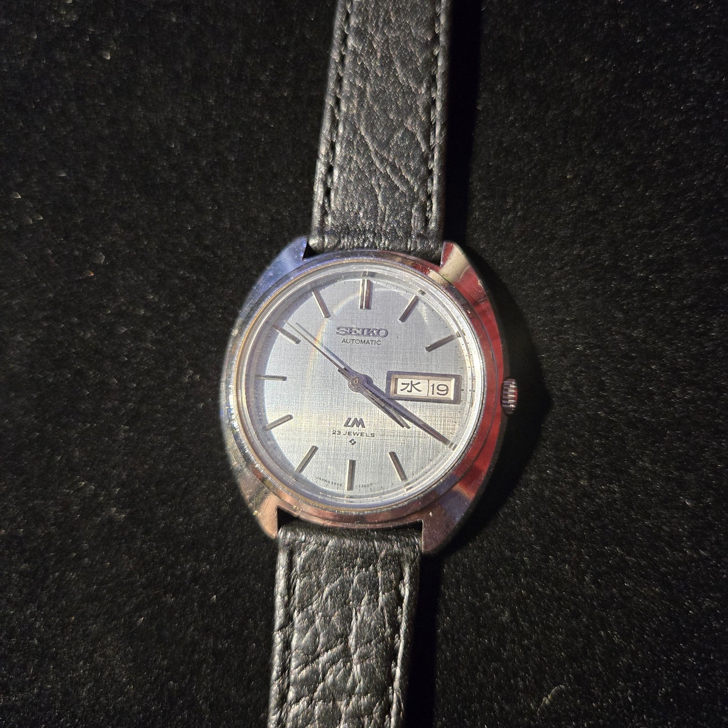 SEIKO Lord-Matic Ice-Blue linen dial