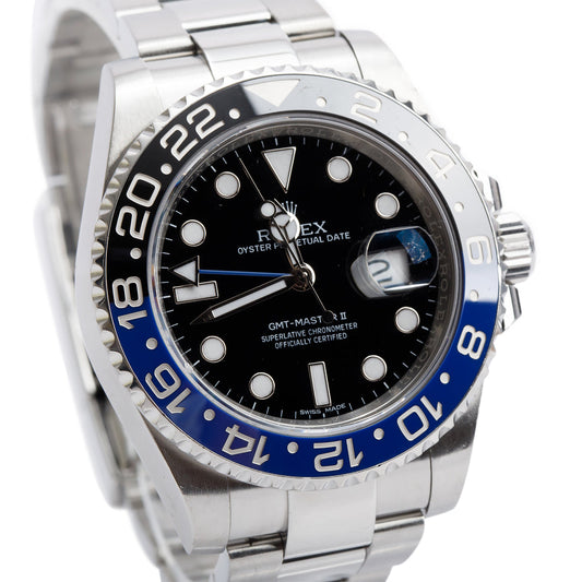 <ROLEX> 2017 GMT-MASTER II "BATMAN" w/ Box & Papers