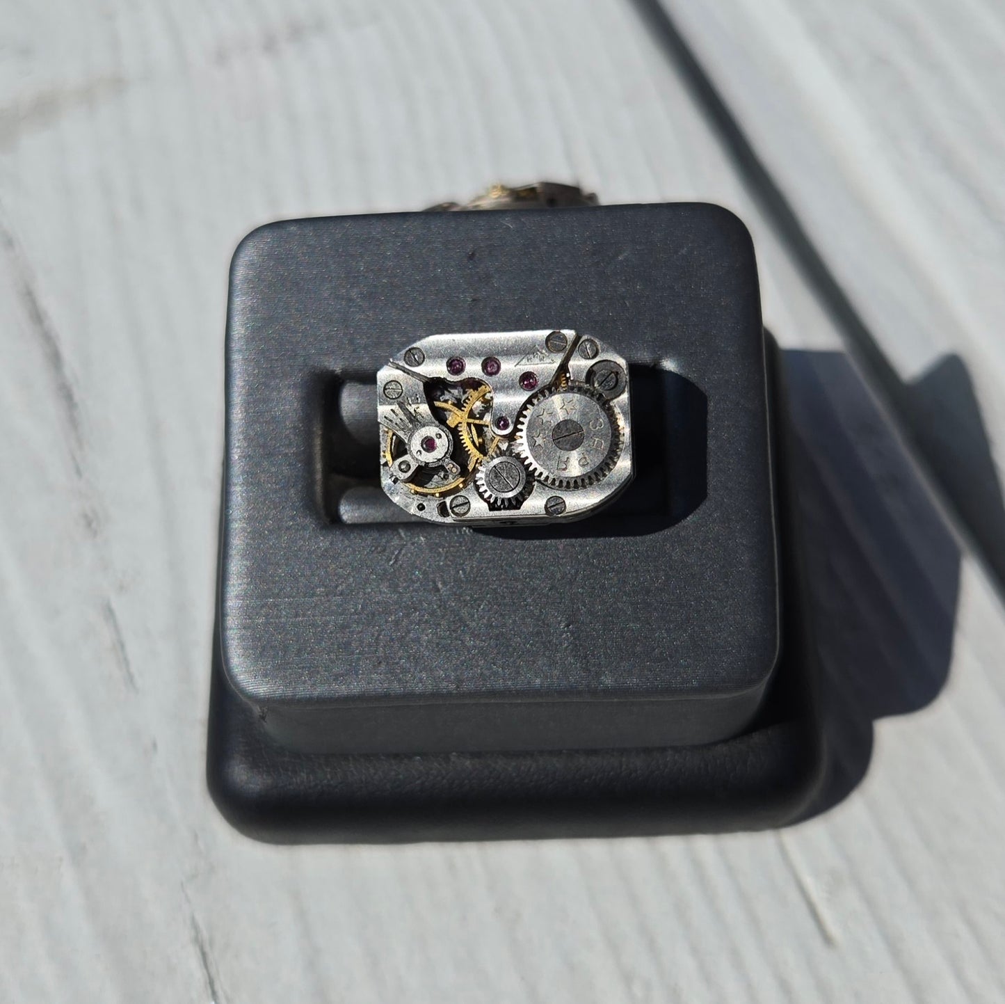 Watch Parts Movement 925 Ring by Dan Tanenbaum