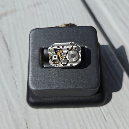 Watch Parts Movement 925 Ring by Dan Tanenbaum
