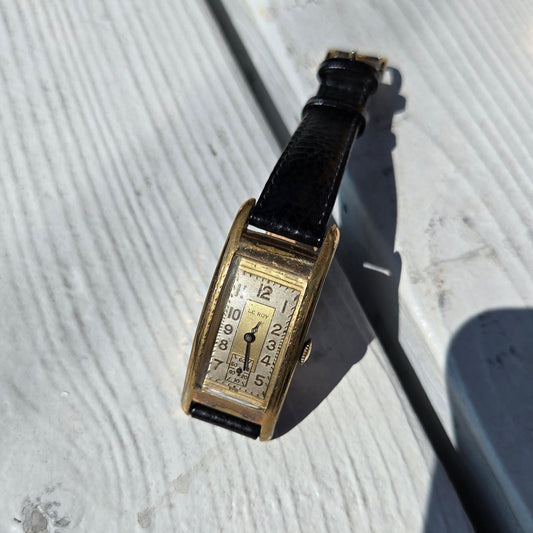 <LE ROY> Vintage 1940's 14K GF Mechanical Watch